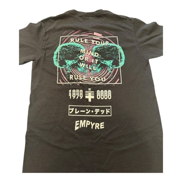 Empyre Shirt Mens Small Rule Your Mind Graphic Tee Brain Dead Japanese Streetwea - Picture 6 of 7